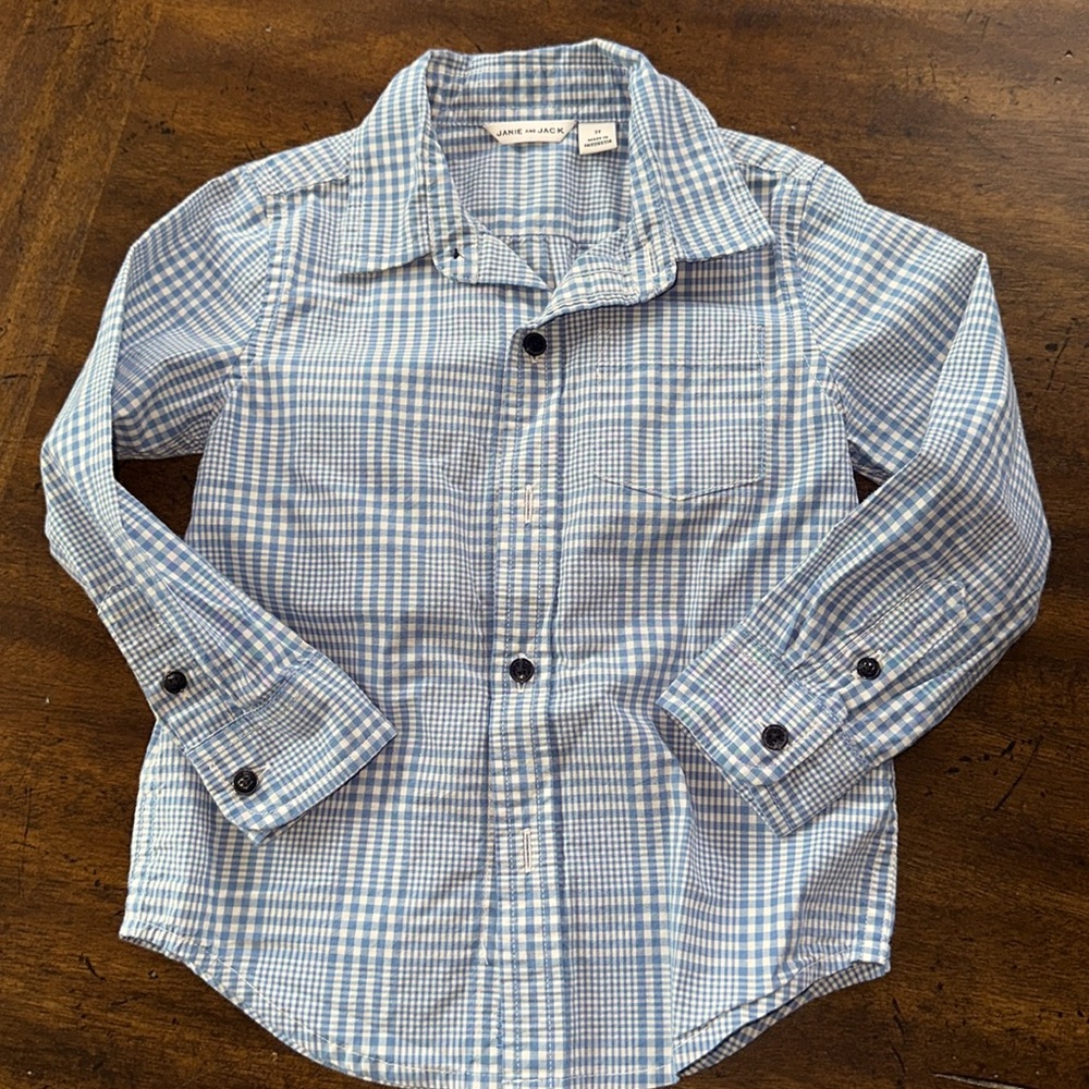 Janie and Jack Button Down